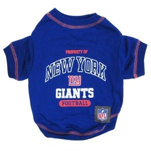 New York Giants NFL Pets First Dog Tee Shirt